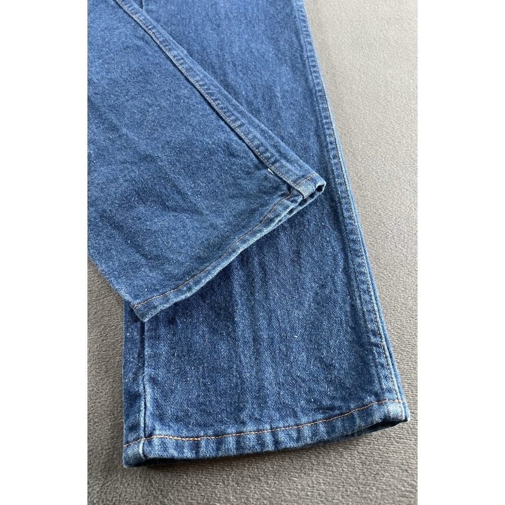 Vintage Wrangler USA Made Jeans Women Jrs. Size 1 x 32 High Rise Straight Leg - Picture 3 of 12
